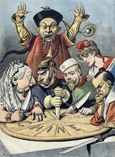 mancu_cubbesi_icinde_sok_olmus_bir_mandarin_kralice_victoria_wilhelm_ii_nicholas_ii_marianne_ve_uzerinde_chine_yazan_bir_kral_past.jpg